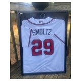 Autographed jersey signed by Smoltz