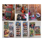 100s of Comics, Hot Wheels Cars PLUS Tools, Household and More