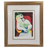 After Pablo Picasso- Le Reve Woman Asleep "THE DREAM" Limited Ed. And Signed