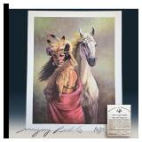 Gregory Perillo 1927-2021 Signed Limited Ed. Lithograph With COA "CHIEF CRAZY HORSE"