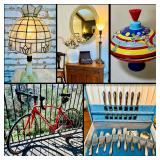 This Fri & Sat! ~Incredible Richardson Estate Sale! Specialized Road Bike, Sterling, Vintage Collectibles, Antiques, Paintings, Stained Glass, Bose, Persian Rugs, Unique Accents & Much More!!