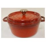 1201	LE CREUSET COVERED DUTCH OVEN, APPROXIMATELY 12 IN X 7 IN H