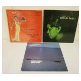 1257	JAZZ RECORDS, 3 ALBUMS, BETTY MILLER TRIO MONO, SHIRLEY SCOTT, HANK JONES