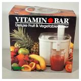 SALTON VITAMIN BAR JUICER | Vitamin Bar Deluxe Fruit & Vegetable Juicer. - l. 13 x w. 7 x h. 12.5 in