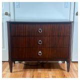 ETHAN ALLEN SMALL DRESSER | Having 3 full width drawers. - h. 33 x w. 18 x l. 40.25 in