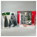 (2pc) LEMAX CHRISTMAS DISPLAY "THE HOLLY JOLLY HOTEL" | Illuminating Christmas winter scene display,