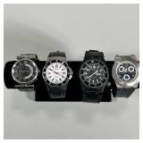 (4pc) MIXED WRISTWATCHES | Including: TechnoSport by TechnoMarhe, Cross WUAD10, Zodiac 1882, and Tec