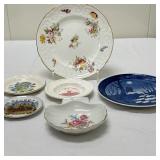 (6pc) Miscellaneous China Pieces | Includes Wedgwood and Royal Copenhagen.