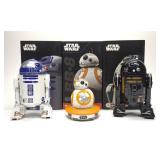 3 Sphero Star Wars Droids (R2-D2, R2-Q5, & BB-8)