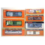 7 Lionel States Box Car Toy Trains w/ Boxes