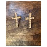 Cross earrings