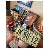 vintage license plates for vtg cars