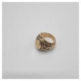 Lot 110 10k Gold Mecca Class Ring Men