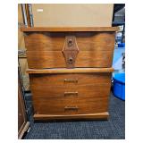 A Bassett Mid-Century Modern dresser from the Jamaica line. 36" x 18"x 43".