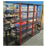 6-tier metal shelving unit