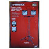 Husky 10,000 Lumen Twin Head LED Work Light