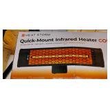 Quick mount infrared heater