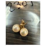 14K GOLD PEARL EARRINGS 