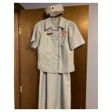 Vintage American Red Cross uniform