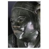 *Original* African Bust Sculpture Carved Stone Shona Sculpture  S. Nyakusengwa