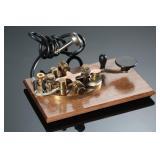Western Electric Ham Radio Morse Code Key Telegraph Sounder