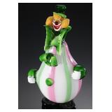 Vintage Murano Studio Art Glass Clown 