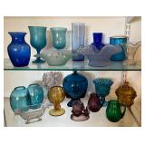 PTH342 Various Vintage Colored Glass 