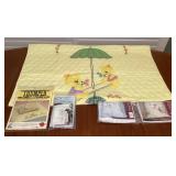 MCS169 Vintage Embroidered Baby Quilt & Embroidery Kits New