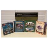 MCS176 Harry Potter Books & Ollivanders Wand