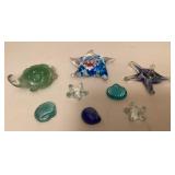 MCS230 Art Glass Sealife Paperweights