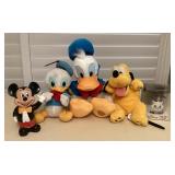 MCS233 Disney Plush, Coin Bank & Glass Cup