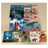 MMM018 Nine Children’s Hawaiian Hardcover Books 