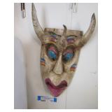 MEXICAN HAND PAINTED MASK 15" 