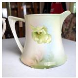 Royal Firenze 7" Porcelain Pitcher, J&R 7" Pitcher, And 6" Vase