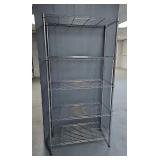 HDX Stainless Steel Storage Rack With Adjustable Shelves, 72" x 36" x 16" 