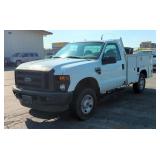 2008 Ford F-250 Super Duty Pickup Truck, 5.4L V-8 SOHC 16V, 108,619 Miles Showing On Odometer, VIN# 