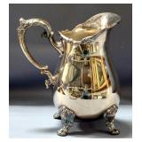 Reed & Barton #1795 Footed Bowl, Lunt Silverplate Pitcher, Candy Dish, Silverplate Casserole Holder 