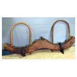 Primitive Double Oxen Yoke, 25" x 52.5"