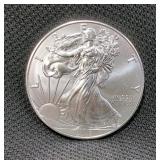 2015 US 1 Oz Fine Silver Uncirculated American Eagle $1 Coins, Qty 4 