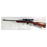 Winchester 77 .22 LR Bolt Action Rifle SN# 80450, Weaver K3 Scope On Redfield Mount, In Soft Case