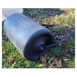 Tow Behind Polyvinyl Lawn Roller, 24" Wide And 18" Diameter