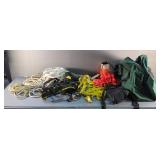 Climbing Equipment, Includes Rope, Harness(With Rigging), Webbing, Rope(Unknown Length), Friction Re