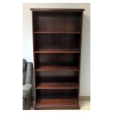 Bookcase, 76.5" x 35" x 13"