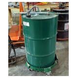 Rolling 50 Gallon Barrel With Attached Pump