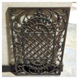 Wrought Iron Door Mat, 19" x 28"