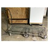 Metal 6 Wheel Hand Truck, 36" x 60" x 18"