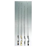 Orchard Industries Action-Rod Metal Fishing Rods, Qty 4