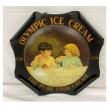 1915 15" OLYMPIC ICE CREAM TIN LITHO