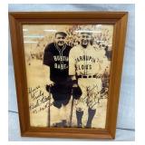 AUTOGRAPHED BABE RUTH PICTURE 13X16