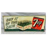 SST 7UP SIGN W/ CARTON